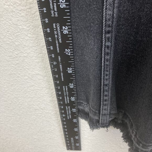 Cotton Citizen Jeans Womens 27 Black Distressed Skinny High Rise Frayed Hem USA - Picture 9 of 16